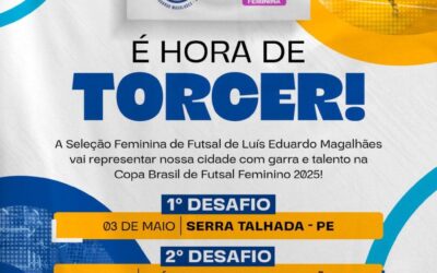Seleção de LEM vai disputar a Copa do Brasil de FutsalFeminino