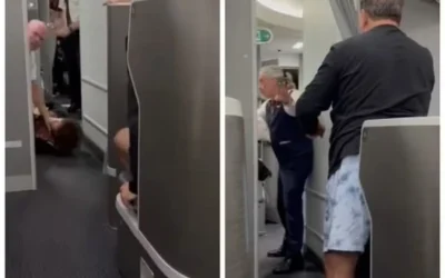 Vídeo: Confusão em voo da American Airlines: passageiros são retirados por segurança