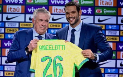 Ancelotti divulga primeira convocação como técnico da Seleção Brasileira