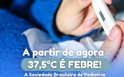 Mudança importante: SBP atualiza critérios para febre em crianças