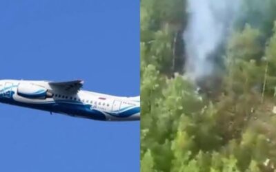 Tragédia aérea na Rússia: avião com mais de 40 pessoas cai em região remota e deixa todos mortos