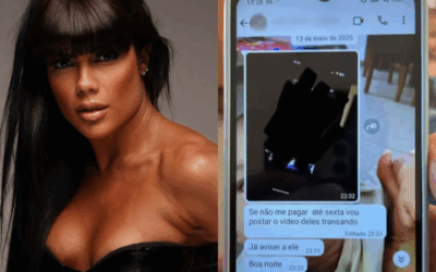 Blogueira é investigada por extorsão com vídeo íntimo e ameaças nas redes sociais