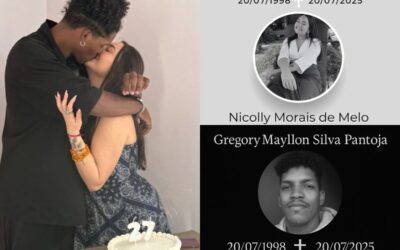 Tragédia marcante: casal que nasceu no mesmo dia, morre junto no dia do próprio aniversário