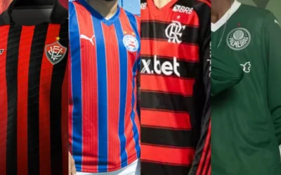 Confira o ranking de preço das camisas da Série A do Brasileirão