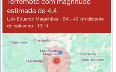 NOTA OFICIAL: DEFESA CIVIL INFORMA – Veja vídeo do momento e depois do ocorrido.